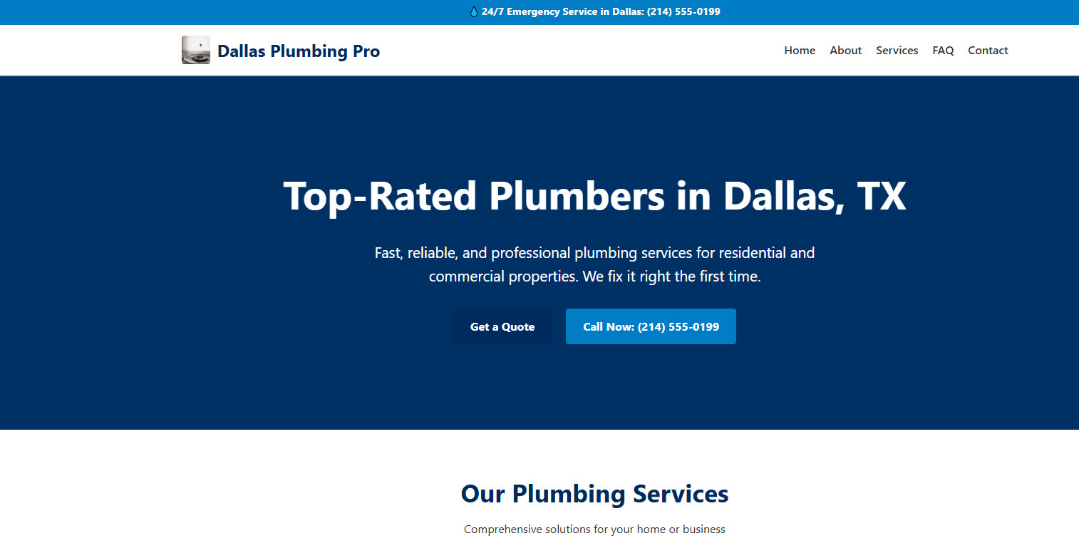 Result: same site, now in Mavericks blue with no red